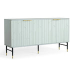 Buffet bahut moderne gris à 4 portes