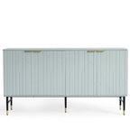 Buffet bahut moderne gris à 4 portes