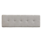 49 Banc de rangement pour chaussures, meuble à chaussures d'entrée, pouf de rangement avec coussin rembourré et portes doubles pour entrée, chambre à coucher