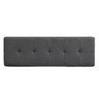 49 Banc de rangement pour chaussures, meuble à chaussures d'entrée, pouf de rangement avec coussin rembourré et portes doubles pour entrée, chambre à coucher