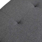 49 Banc de rangement pour chaussures, meuble à chaussures d'entrée, pouf de rangement avec coussin rembourré et portes doubles pour entrée, chambre à coucher