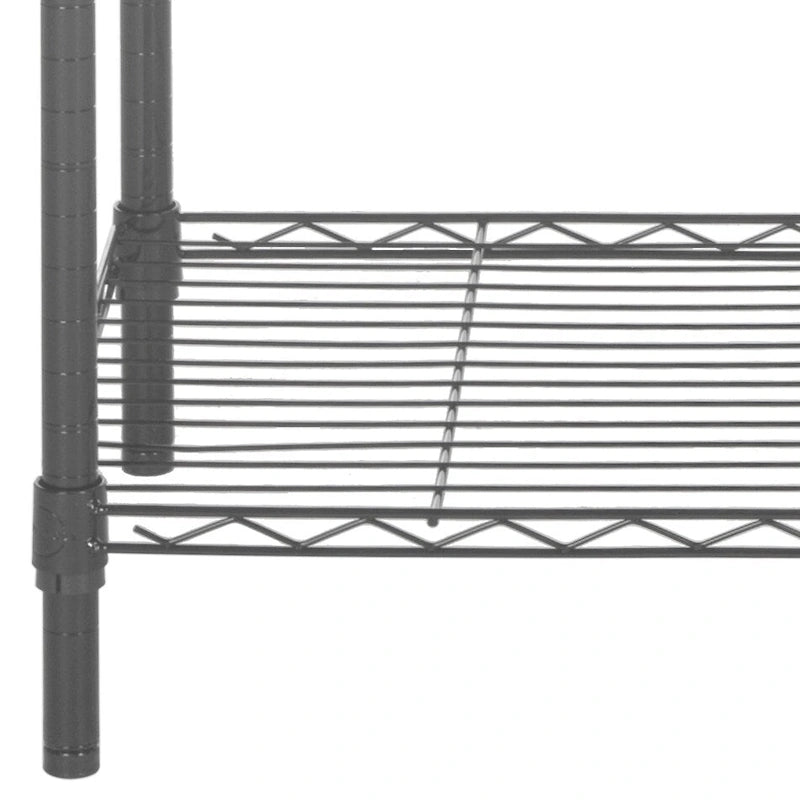 Étagère réglable en fil chromé Storage Cherri à 5 niveaux - 35,4 x 17,7 x 70,9 - 35Px18Px71H