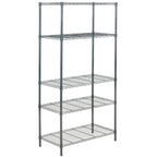 Étagère réglable en fil chromé Storage Cherri à 5 niveaux - 35,4 x 17,7 x 70,9 - 35Px18Px71H
