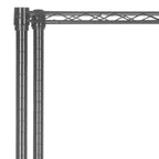 Étagère réglable en fil chromé Storage Cherri à 5 niveaux - 35,4 x 17,7 x 70,9 - 35Px18Px71H