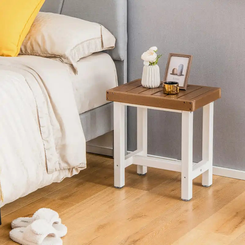 Banc de douche de spa robuste, imperméable, en PEHD, 18 x 12
