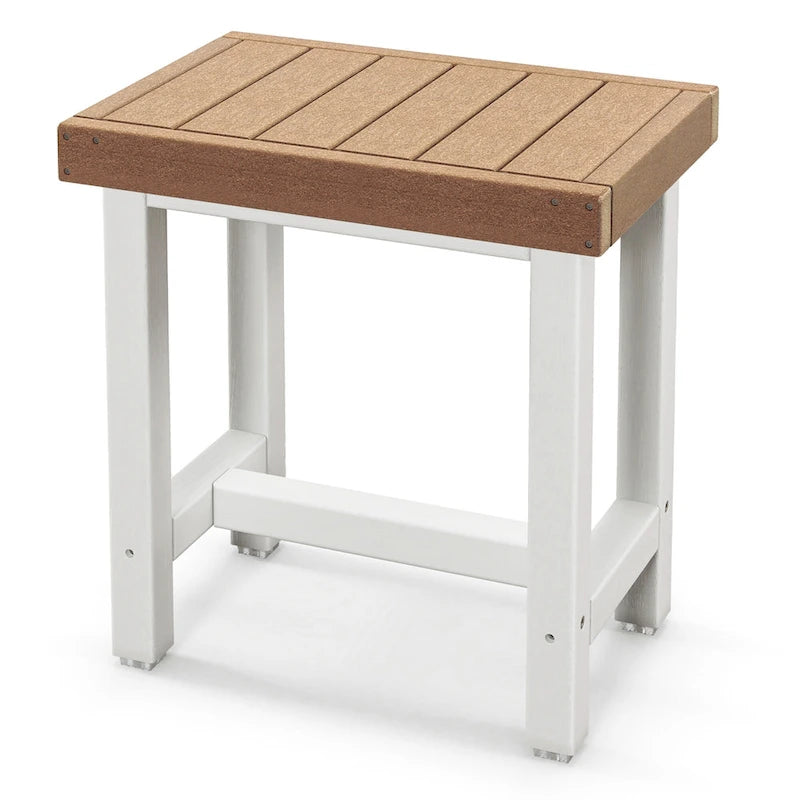 Banc de douche de spa robuste, imperméable, en PEHD, 18 x 12
