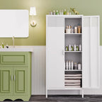 Armoire de rangement alimentaire en métal de 155 cm avec étagères réglables