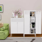 Armoire de rangement alimentaire en métal de 155 cm avec étagères réglables