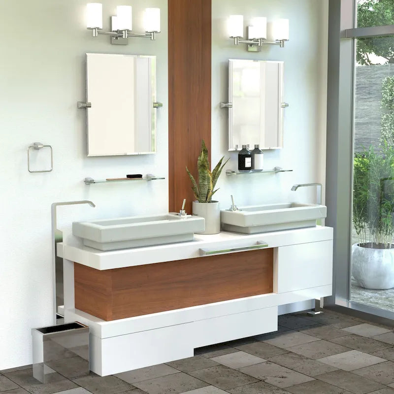 Étagère de salle de bain en verre 20" 5656