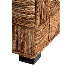 Banc de rangement Abaca géométrique par East at Main