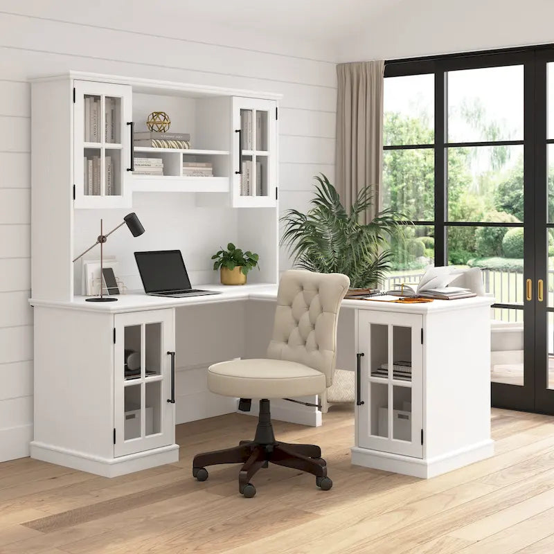 Bureau d'angle Westbrook 60W avec rangement