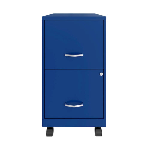 Classeur vertical intelligent 2 tiroirs de 18 po, bleu classique