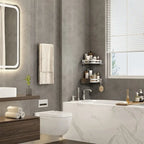 Étagère d'angle de douche sans perçage Rangement de douche antirouille Étagère de salle de bain