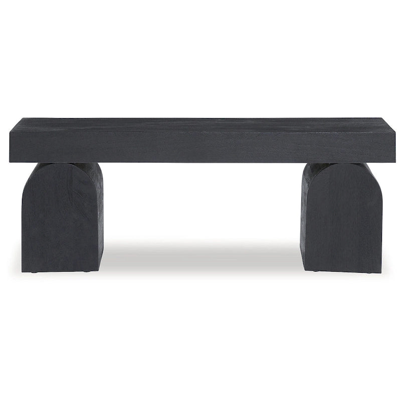 Banc d'appoint noir - 50 L x 16 P x 18,25 H