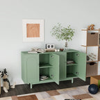 Meuble de rangement 4 portes Intaglio avec pieds en pin