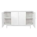 Meuble de rangement 4 portes Intaglio avec pieds en pin