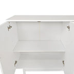 Meuble de rangement 4 portes Intaglio avec pieds en pin
