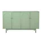 Meuble de rangement 4 portes Intaglio avec pieds en pin