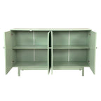 Meuble de rangement 4 portes Intaglio avec pieds en pin