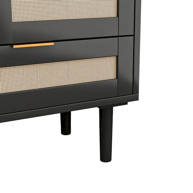 Meuble de rangement avec portes coulissantes façon porte de grange
