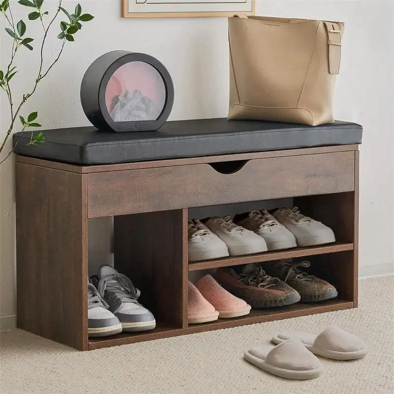 Banc de rangement - 11,8P x 31,5L x 17,5H