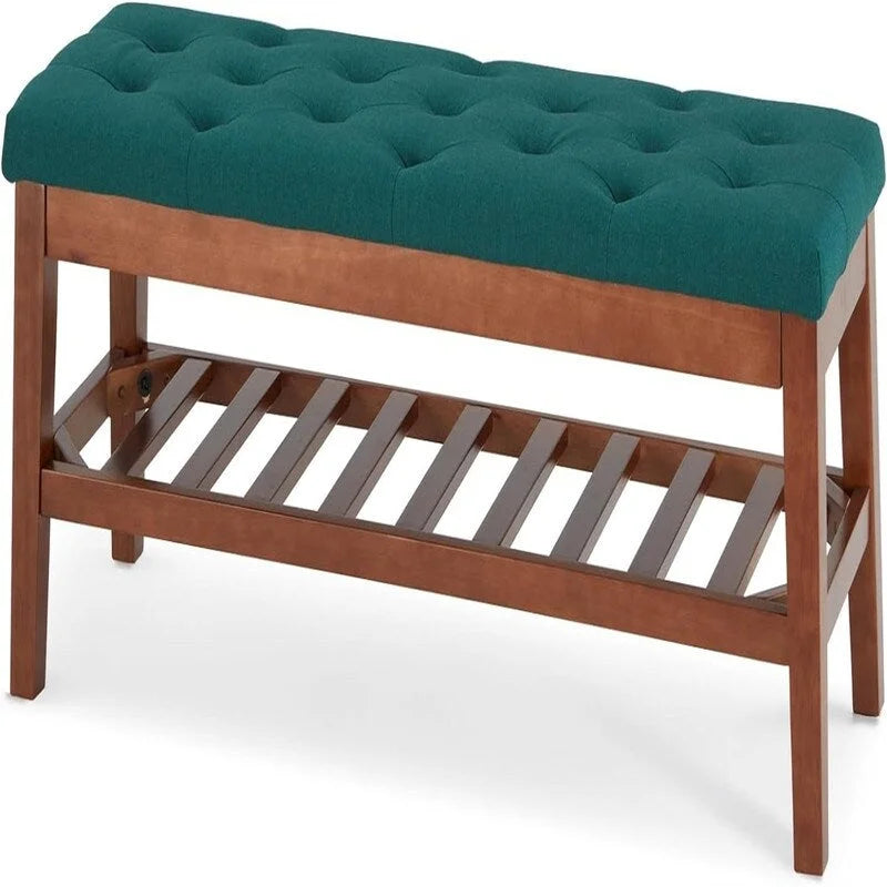 Banc à chaussures d'entrée - 43,3P x 14L x 18H
