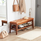 Banc à chaussures d'entrée - 43,3P x 14L x 18H