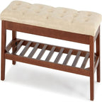 Banc à chaussures d'entrée - 43,3P x 14L x 18H