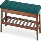 Banc à chaussures d'entrée - 43,3P x 14L x 18H