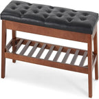 Banc à chaussures d'entrée - 43,3P x 14L x 18H