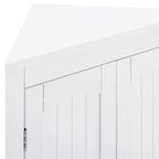 Buffet, meuble d'angle de salle de bain avec portes et étagères, cuisine, salon, armoire de rangement autoportante
