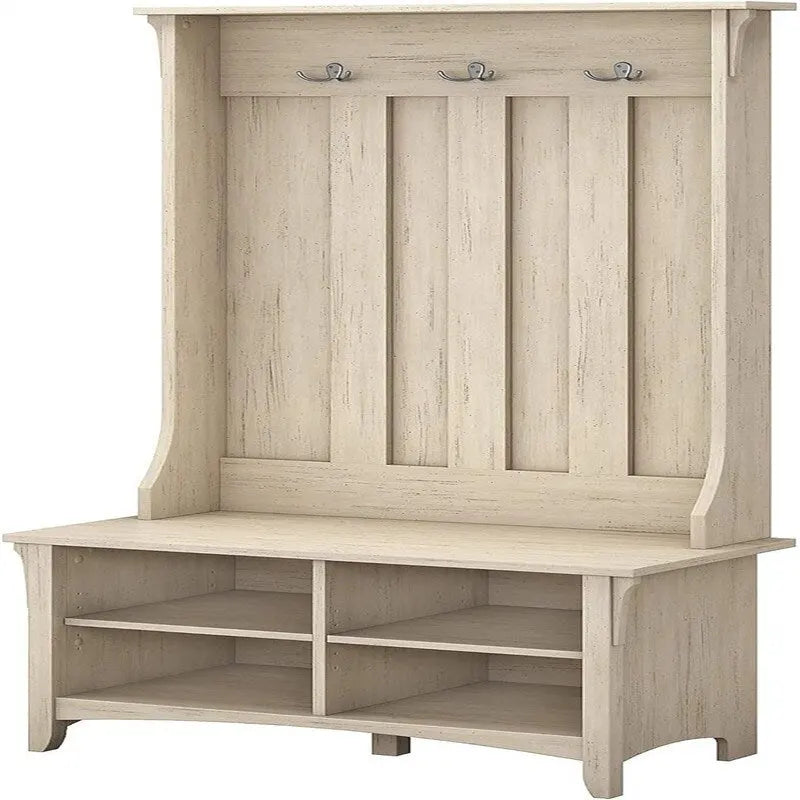 Meuble d'entrée Salinas avec banc à chaussures – 15,75P x 31,73L x 68,11H