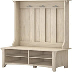 Meuble d'entrée Salinas avec banc à chaussures – 15,75P x 31,73L x 68,11H