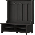 Meuble d'entrée Salinas avec banc à chaussures – 15,75P x 31,73L x 68,11H