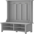 Meuble d'entrée Salinas avec banc à chaussures – 15,75P x 31,73L x 68,11H