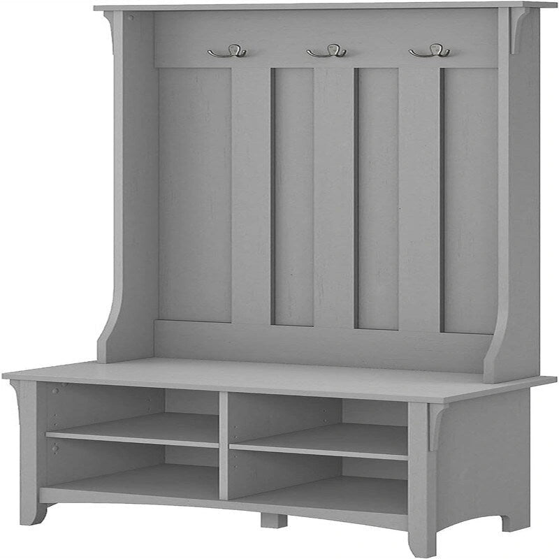Meuble d'entrée Salinas avec banc à chaussures – 15,75P x 31,73L x 68,11H