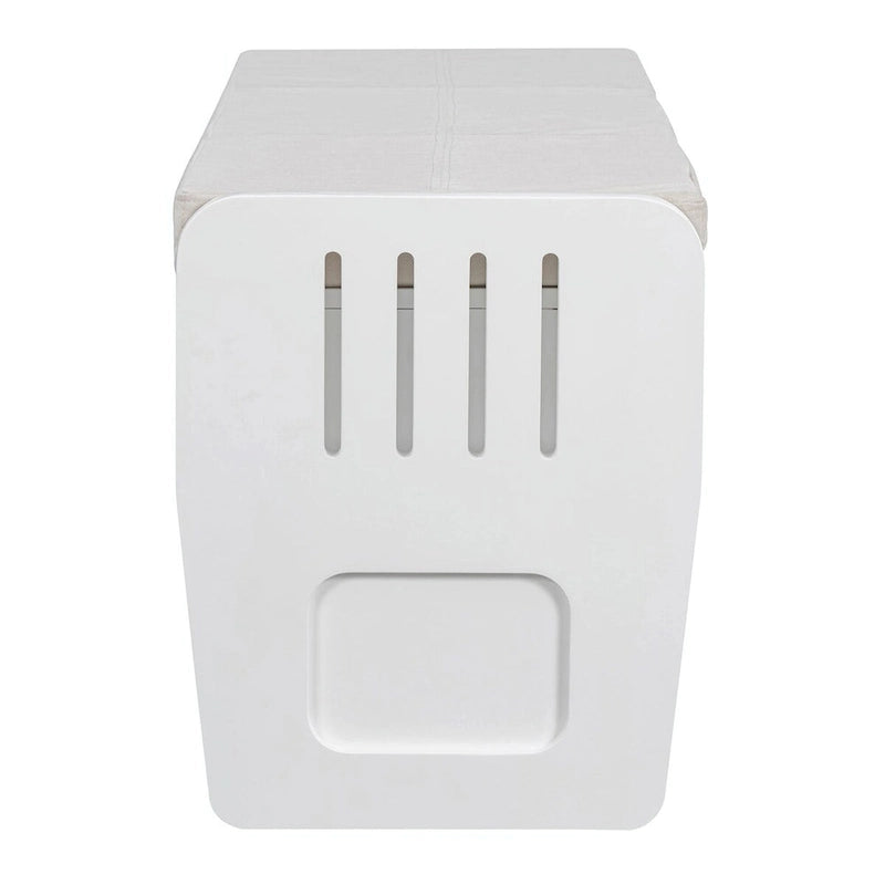 Banc de rangement à chaussures rustique avec 2 tiroirs et rangement dissimulé