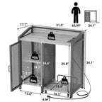 Classeurs de bureau à 3 niveaux - 16,5P x 31,5L x 34H