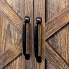 Meuble de rangement avec 4 portes et 4 étagères ouvertes, Buffet autoportant, Meuble de rangement pour entrée, chambre ou bureau
