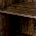 Meuble de rangement avec 4 portes et 4 étagères ouvertes, Buffet autoportant, Meuble de rangement pour entrée, chambre ou bureau