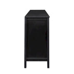 Meuble de rangement avec 4 portes et 4 étagères ouvertes, Buffet autoportant, Meuble de rangement pour entrée, chambre ou bureau