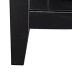 Meuble de rangement avec 4 portes et 4 étagères ouvertes, Buffet autoportant, Meuble de rangement pour entrée, chambre ou bureau