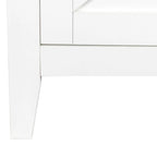 Meuble de rangement avec 4 portes et 4 étagères ouvertes, Buffet autoportant, Meuble de rangement pour entrée, chambre ou bureau