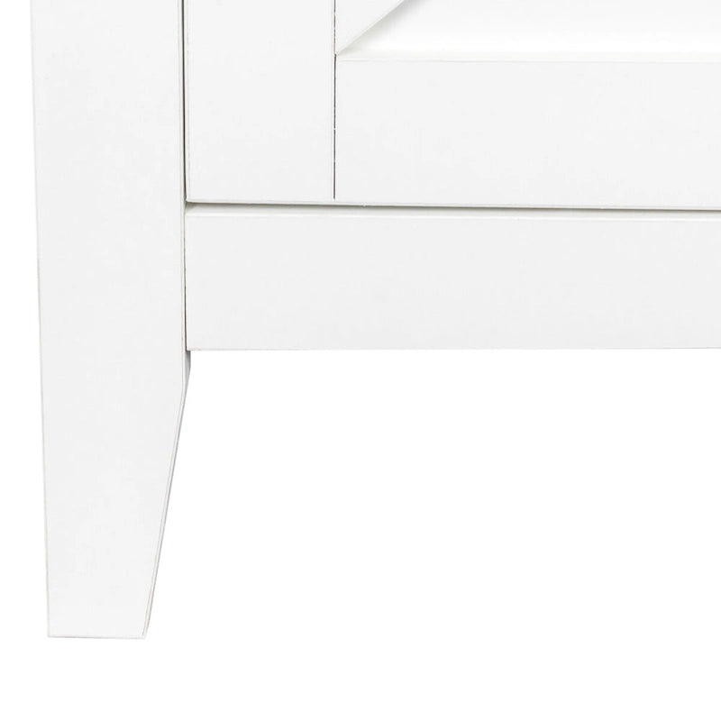 Meuble de rangement avec 4 portes et 4 étagères ouvertes, Buffet autoportant, Meuble de rangement pour entrée, chambre ou bureau