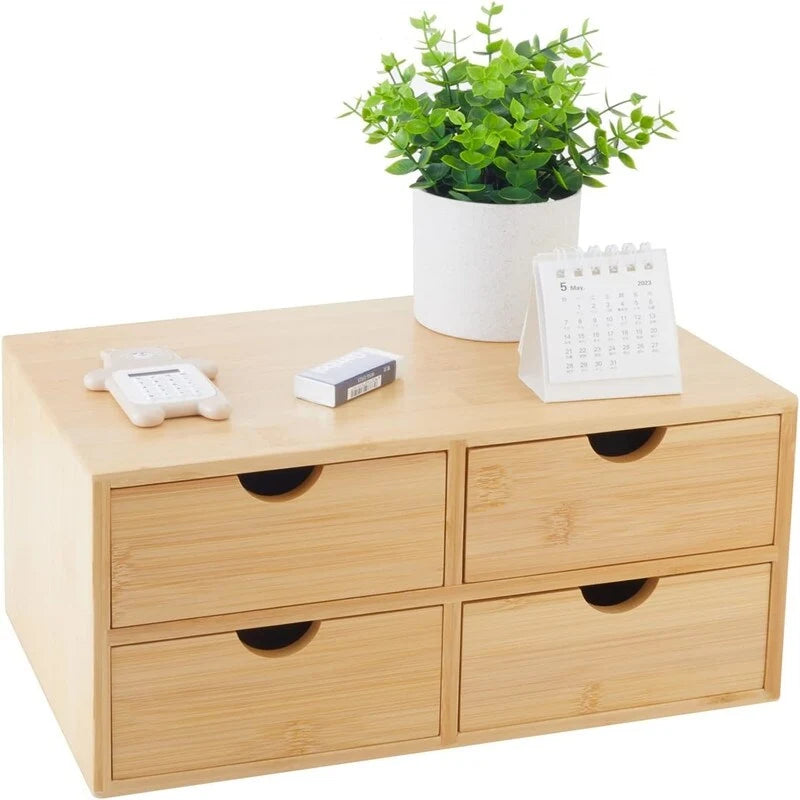 Meuble de rangement maquillage 4 tiroirs - 34P x 42L x 19H cm