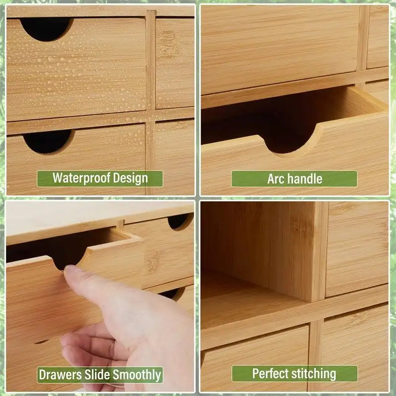 Meuble de rangement maquillage 4 tiroirs - 34P x 42L x 19H cm