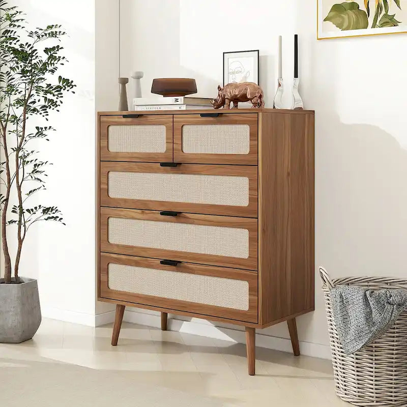 Meuble de rangement d'appoint à 5 tiroirs