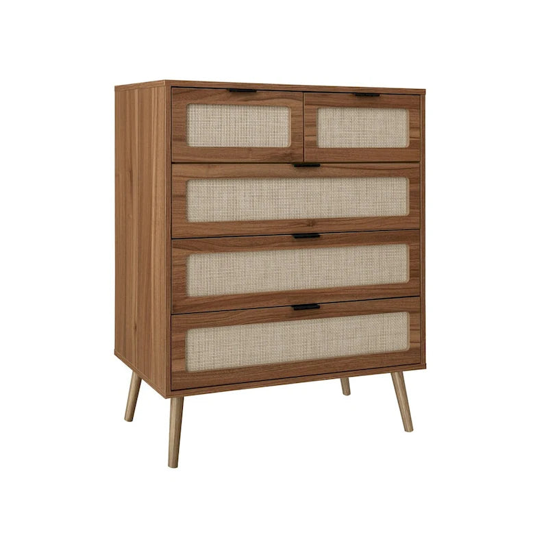 Meuble de rangement d'appoint à 5 tiroirs