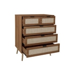 Meuble de rangement d'appoint à 5 tiroirs