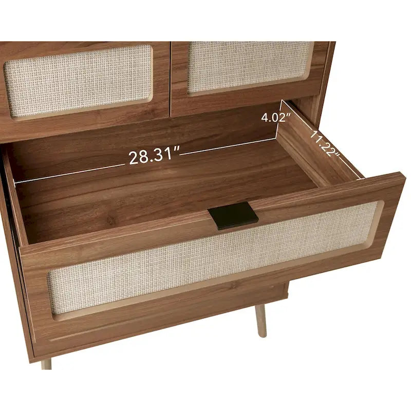 Meuble de rangement d'appoint à 5 tiroirs